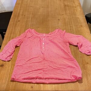 GAP Pink Blouse with Button Detail